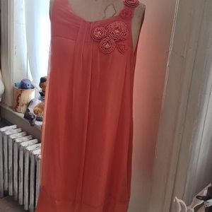 Orange fashion spy dress M